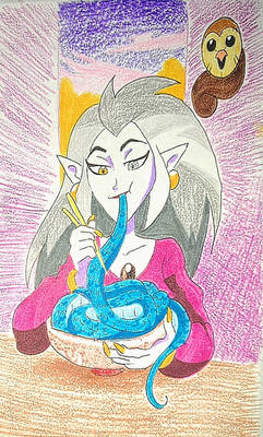 Eda Eating- The Owl House