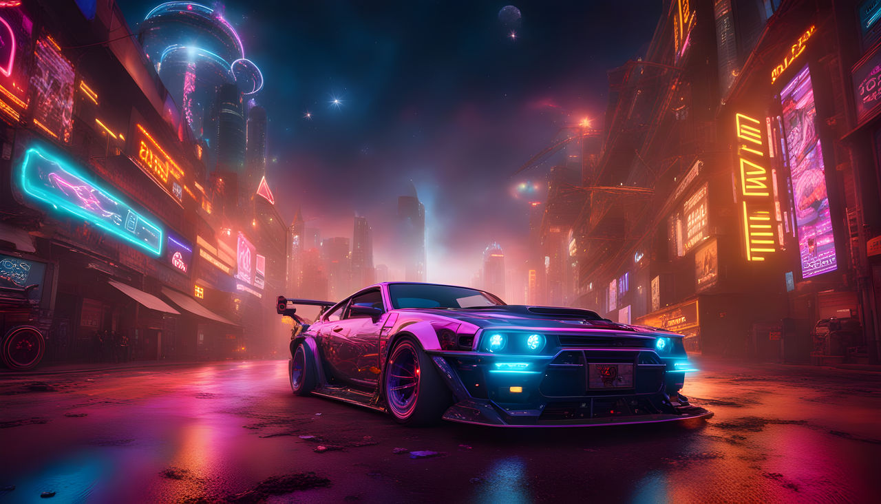 Punk Racks Car Cyber Punk Race Car 3 by ZinnKromatografix on DeviantArt