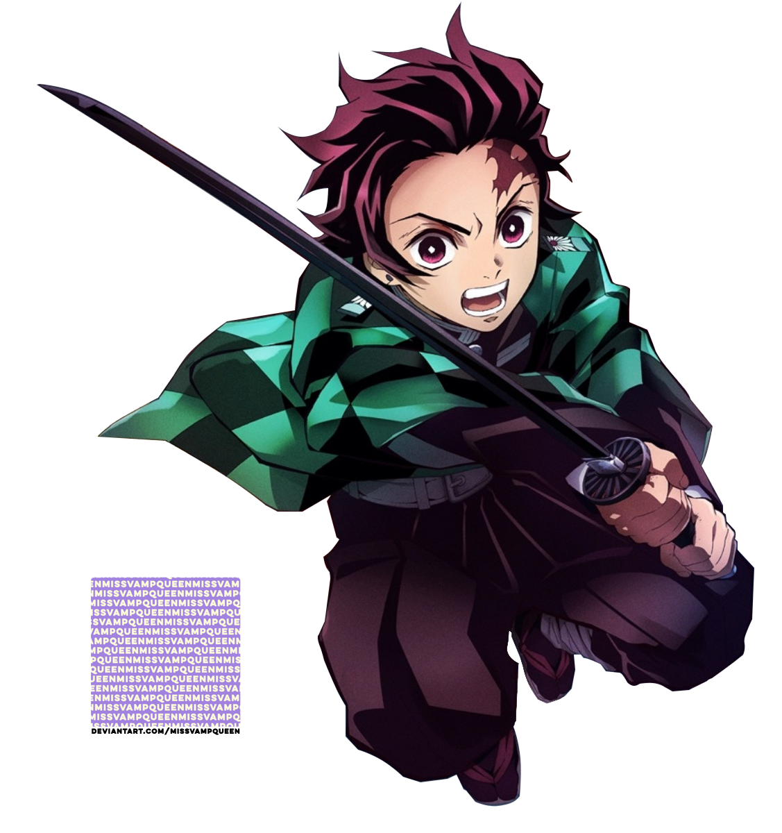 Demon Slayer Kimetsu No Yaiba Tanjiro Kamada By Missvampqueen On