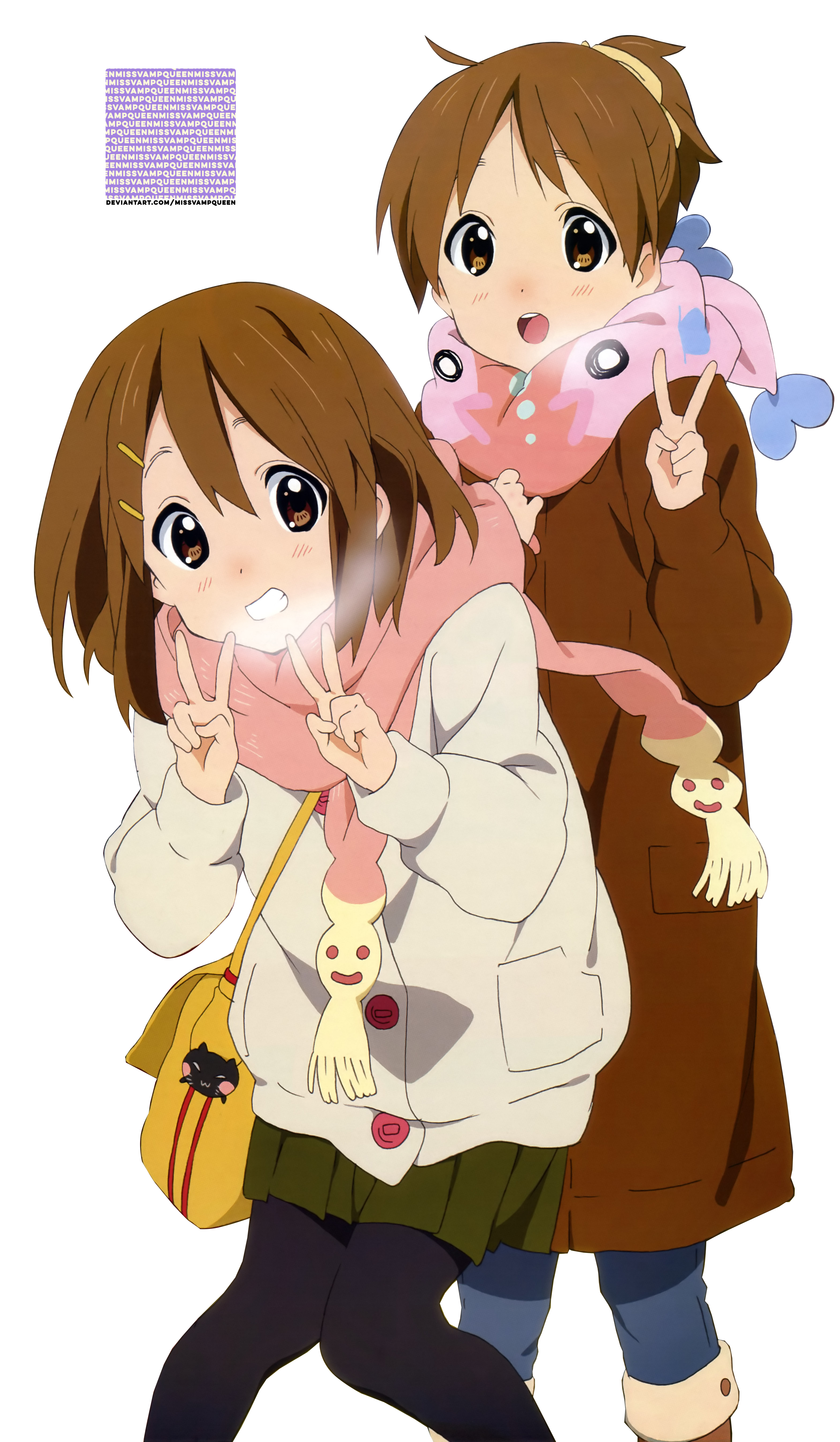 K-ON Yui and Ui by MissVampQueen on DeviantArt