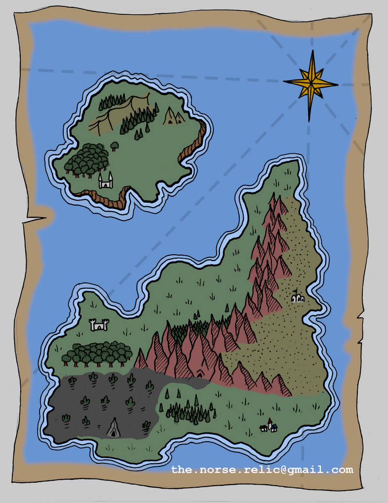 Fantasy Map by theNorseRelic on DeviantArt