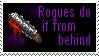 Rogues Do It From Behind Stamp by The-Warcraft-Legion