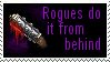 Rogues Do It From Behind Stamp