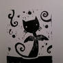 cat wings print I