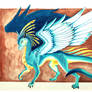 Blue Feathered Dragon