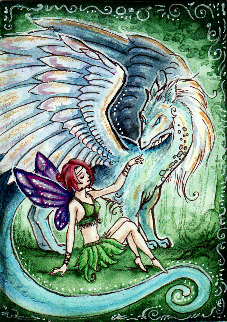 Fae and Dragons series, ACEO 1