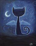 Midnight Cat by starwoodarts