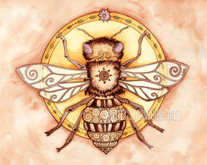 Honey Bee Mandala