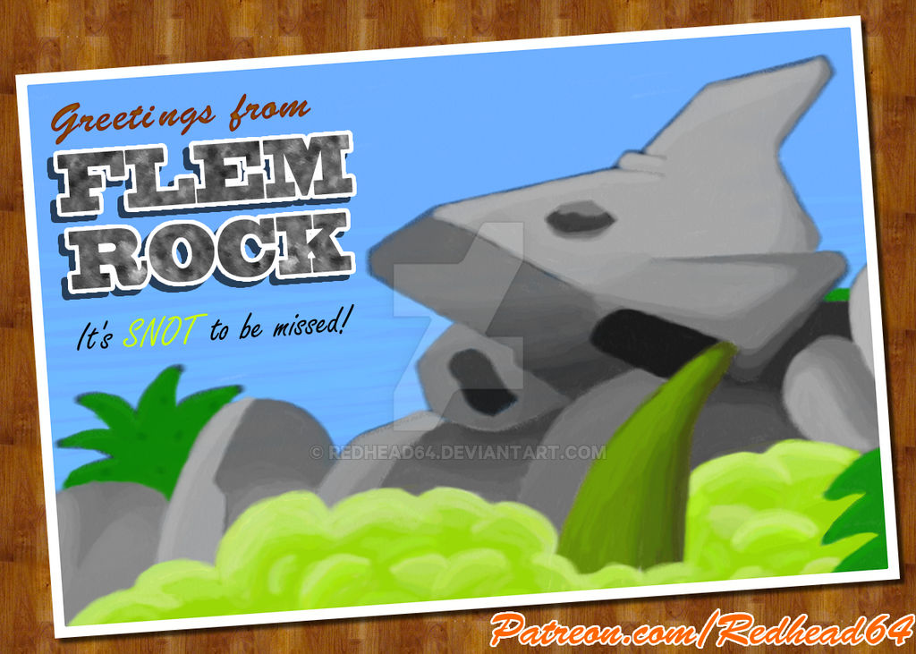 Flem Rocks Greetings from Flem Rock! by Redhead64 on DeviantArt