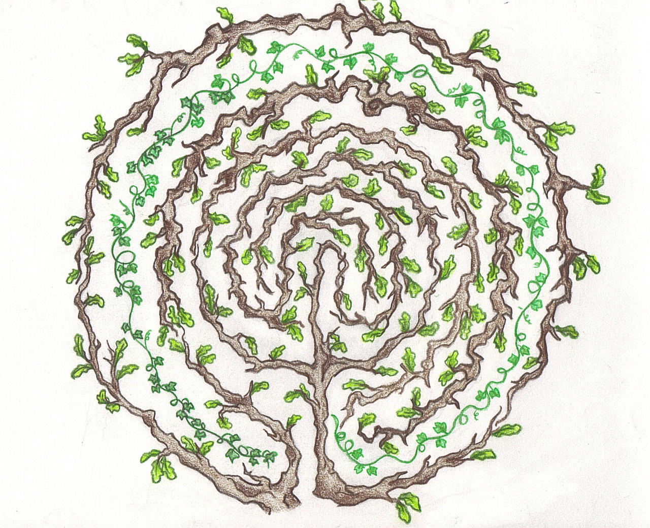 Woodland Labyrinth by Spiralpathdesigns on DeviantArt