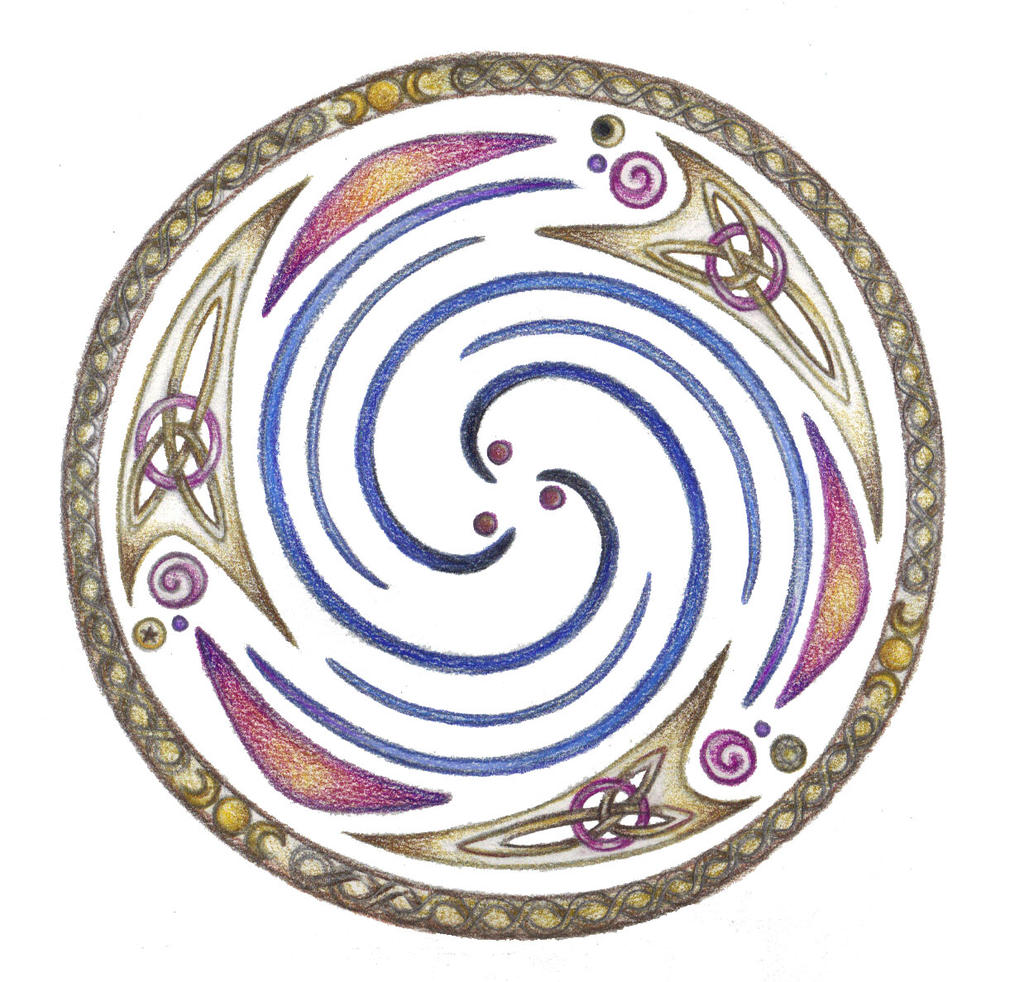 Celestial Triple Spiral