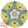 Summer Pentacle Mandala