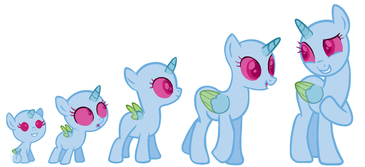 Mlp Base Color Guide 9 Base Mlp Grow Up by janelanosgames on DeviantArt