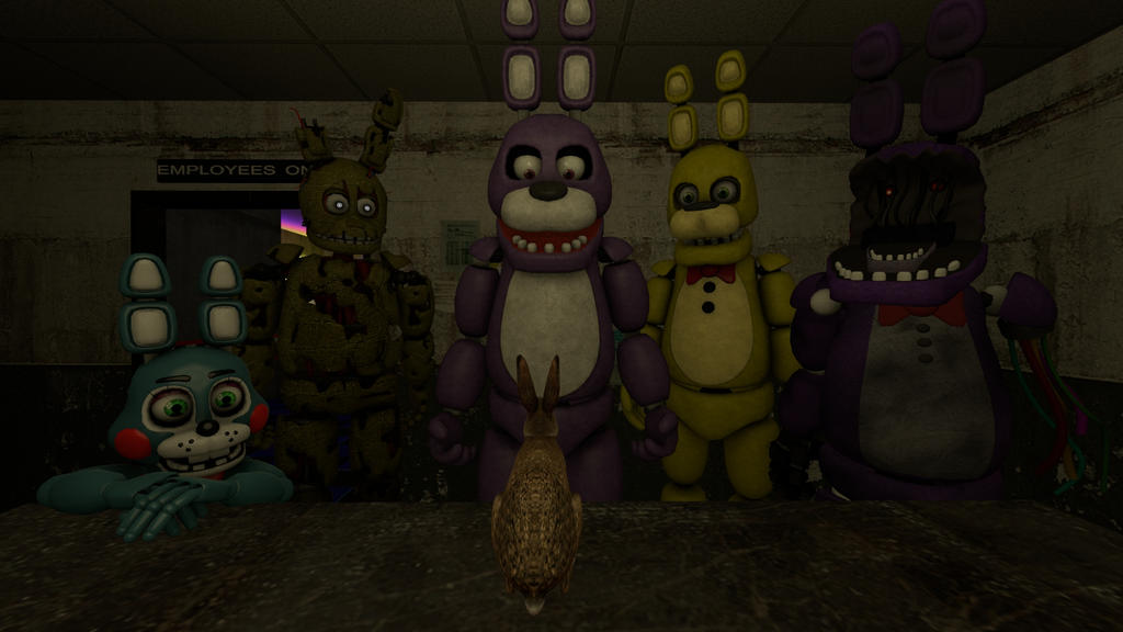Bonnie's Meet Rabbit by FahrezaArubusman45 on DeviantArt