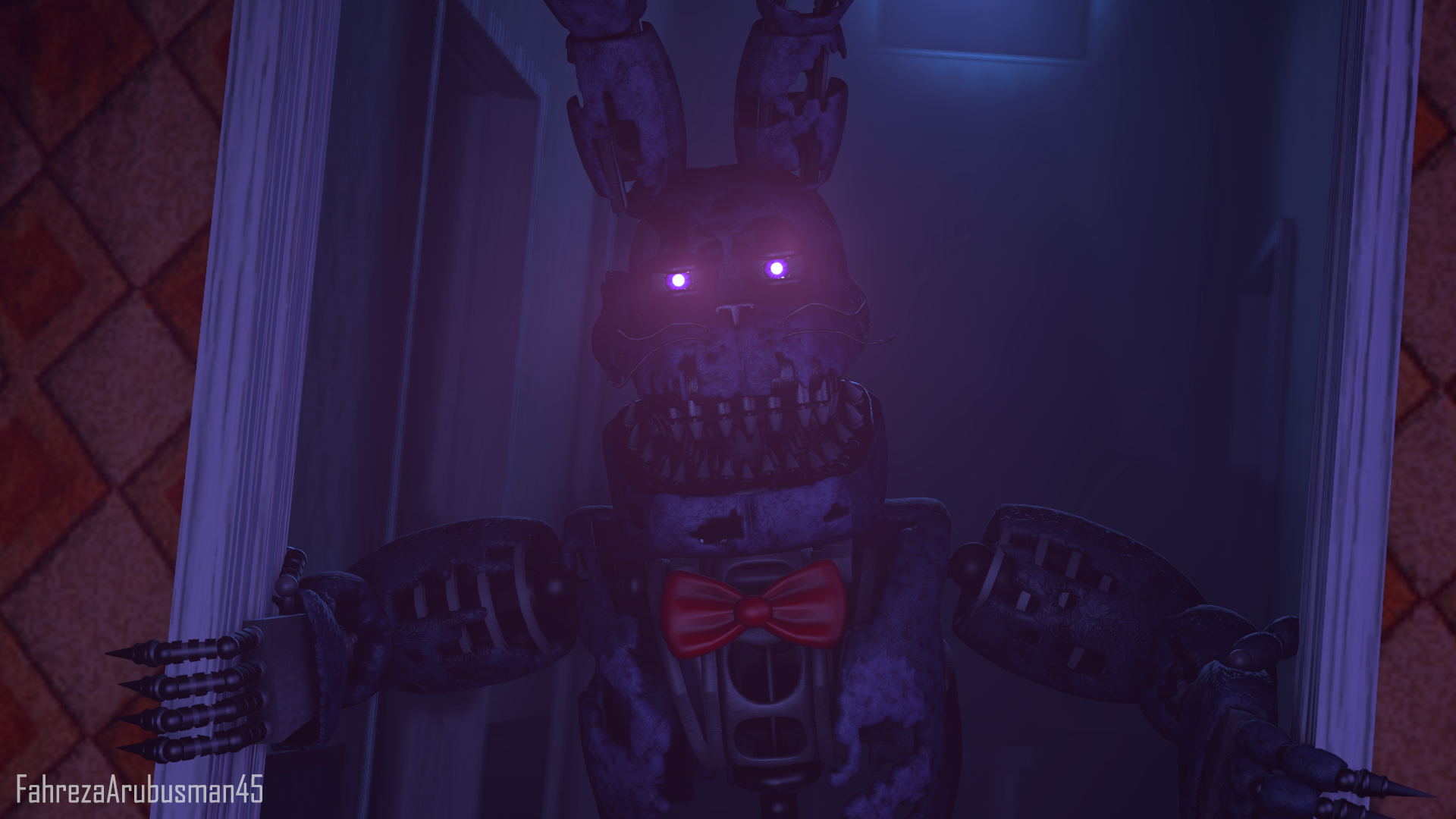 SFM FNaF] Nightmare Bonnie Wallpaper [4K] : r/fivenightsatfreddys