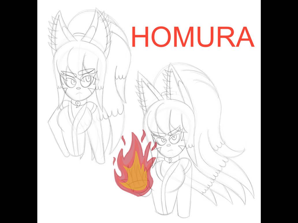 Homura Official Sketch 4 by RadicalMaster21 on DeviantArt