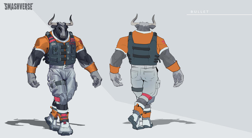 Bullet -character design made for a unanounced pro by HVasya on DeviantArt