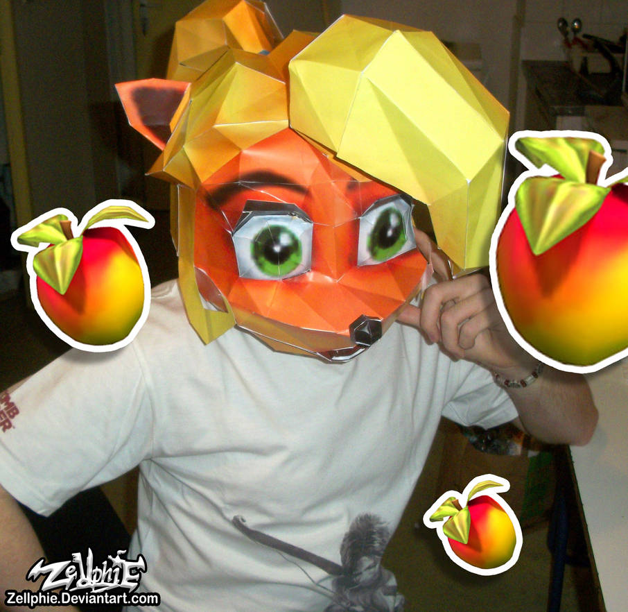 Coco Paper Mask Coco Bandicoot - Papercraft Mask by Zellphie on DeviantArt