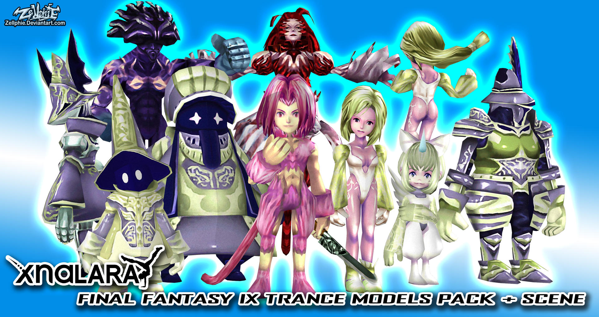 Final Fantasy Ix Pc Trance Models Pack a Xps By Zellphie On Deviantart Final Fantasy Ix Pc Trance Models Pack a Xps By Zellphie On Deviantart