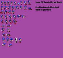 Sonic .EXE Sprite Sheet