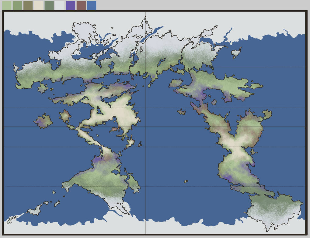 Lucanor Map Lunorbian World map by Blits-Koalakatto on DeviantArt