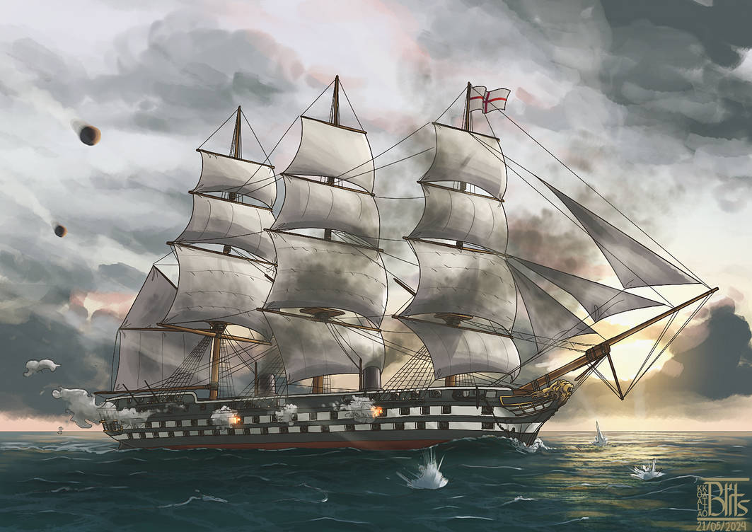 Sail ship (Commission) by Blits-Koalakatto on DeviantArt