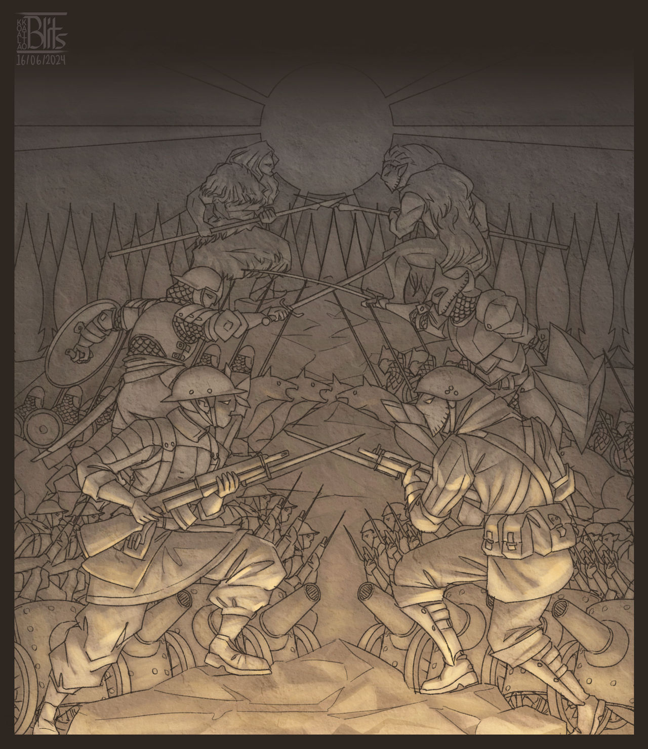 The Mural of the Unending Rivalry (LWB Conceptart) by Blits-Koalakatto ...