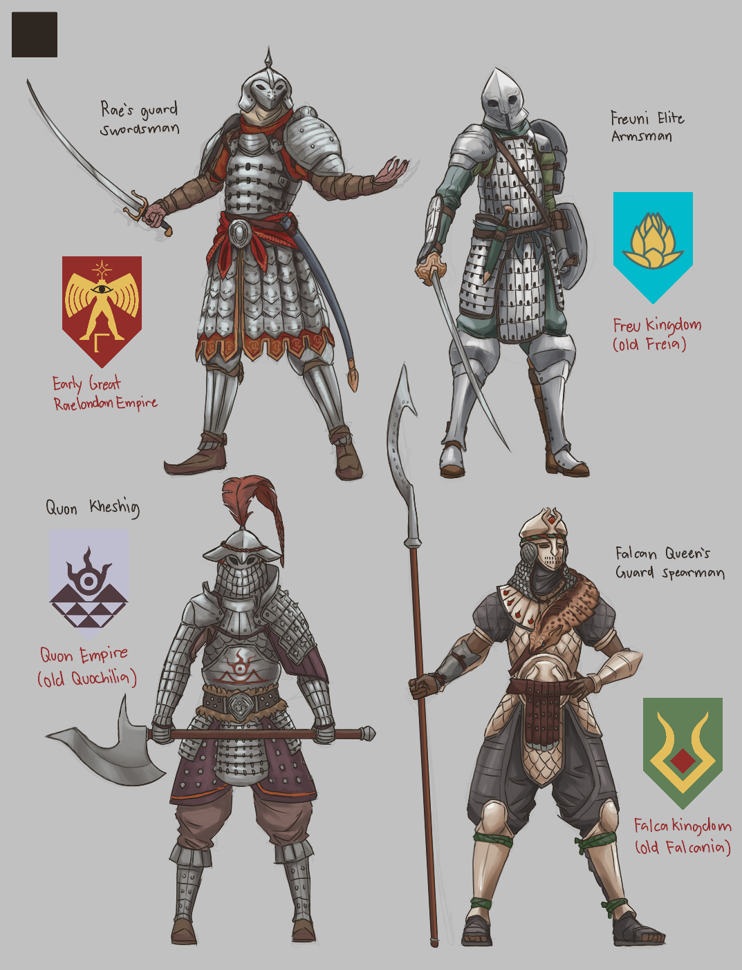 The Warriors of the Old Lunorbia (LWB Conceptart) by Blits-Koalakatto ...
