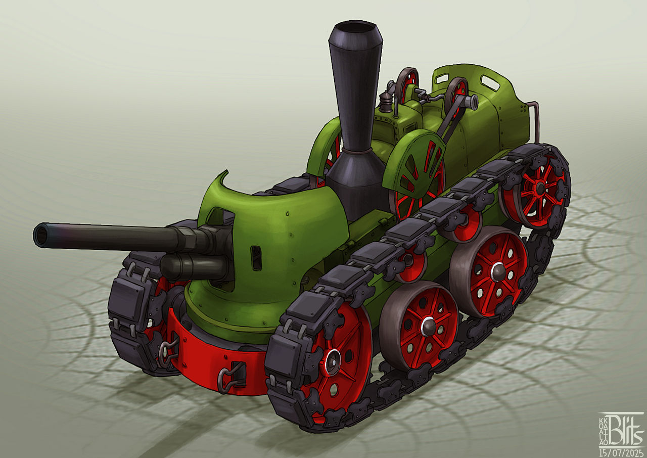 The Steam tank prototype (Commission) by Blits-Koalakatto on DeviantArt