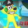 SuperDog Tyler Wearing the Hat Pirate