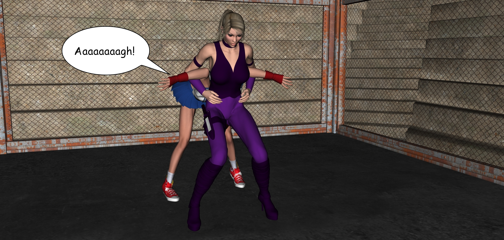 Nina Williams VS Sakura 8