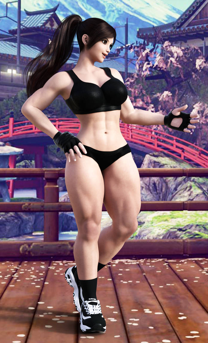 black outfit li Chun