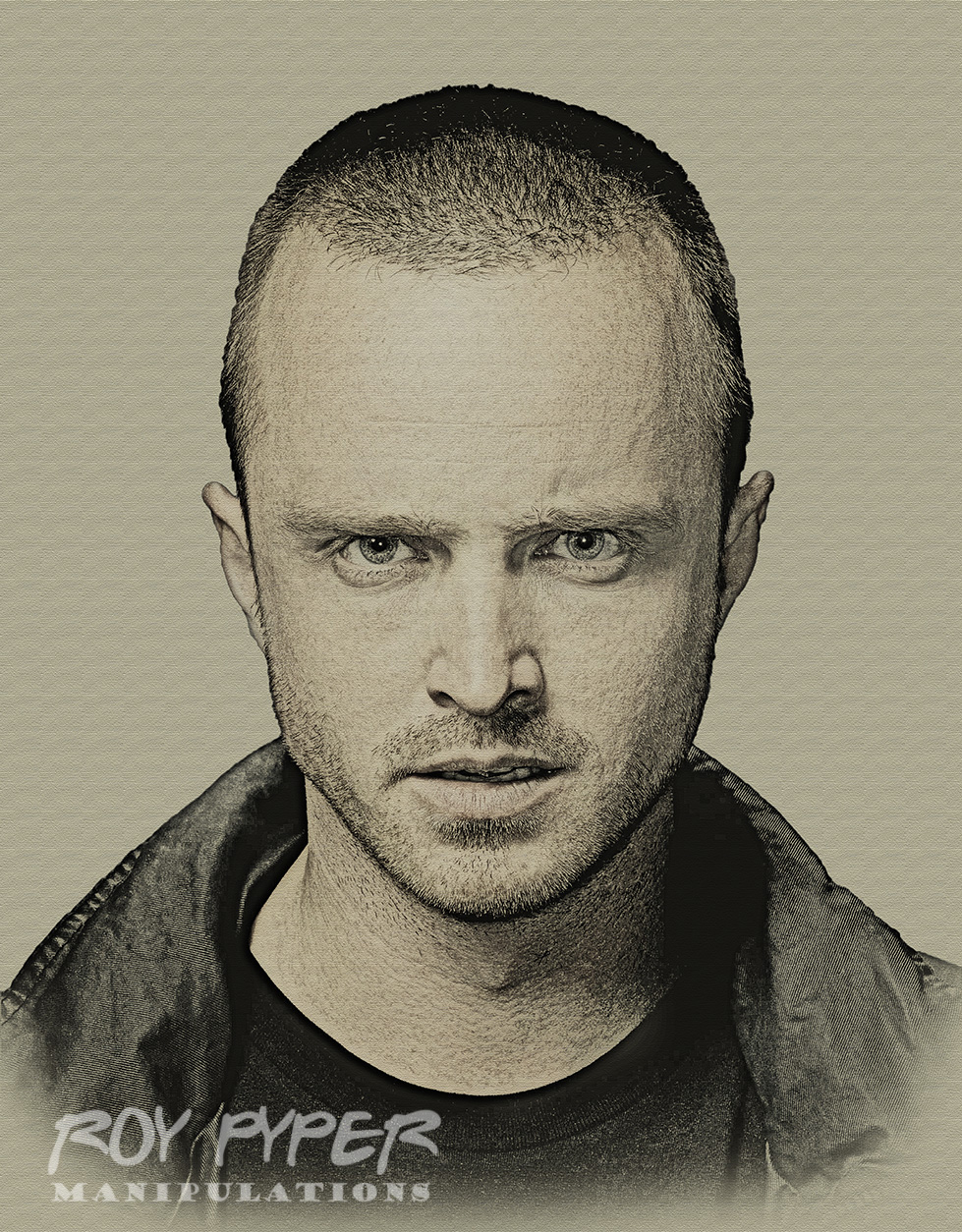 Breaking Bad: Jesse: Pencil Sketch Re-Edit