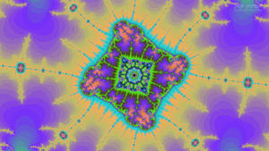 GIMP Mandelbrot Fractal Wallpaper (Ver.28)