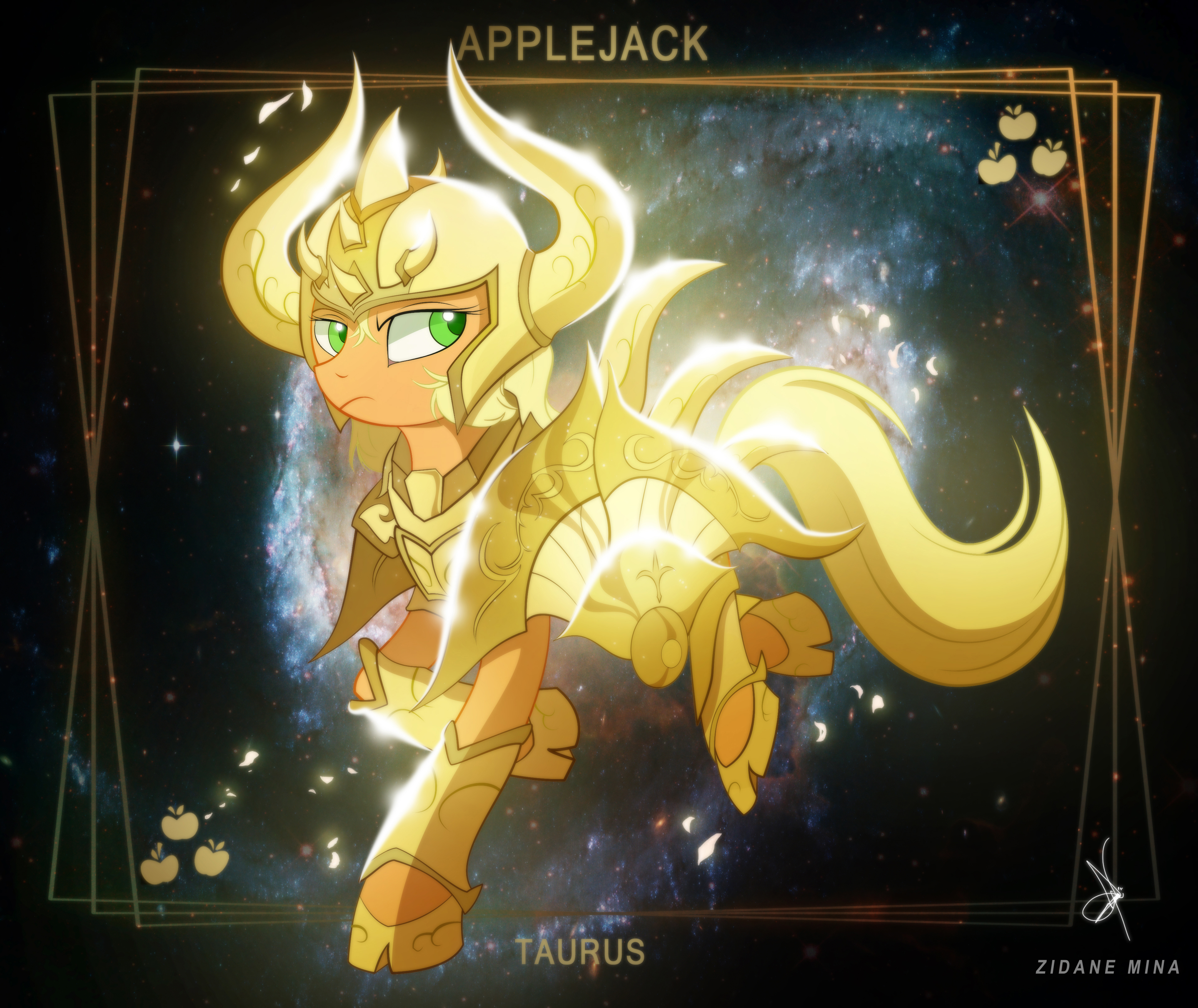 Applejack de Tauro - Armadura Divina