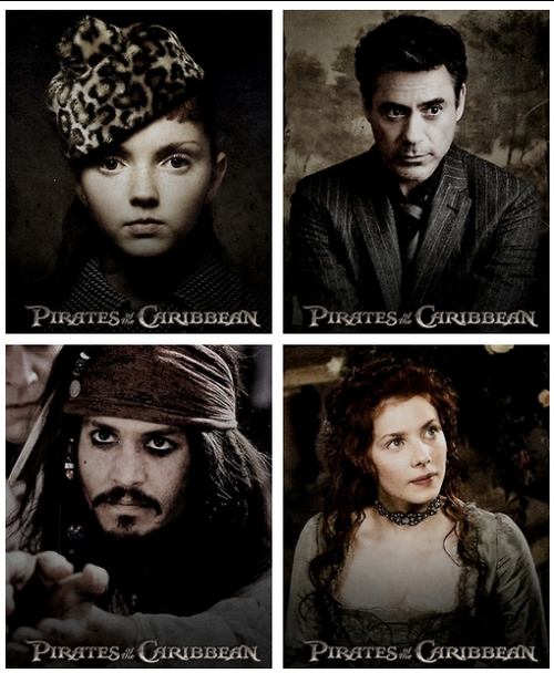 Caribbean Tales - Main characters posters.