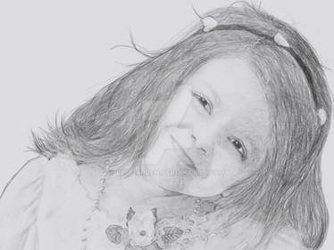 Pencil Sketch - Princess
