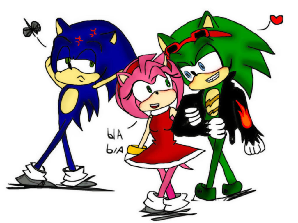 Scourge X Amy By Dinamitad On DeviantArt.