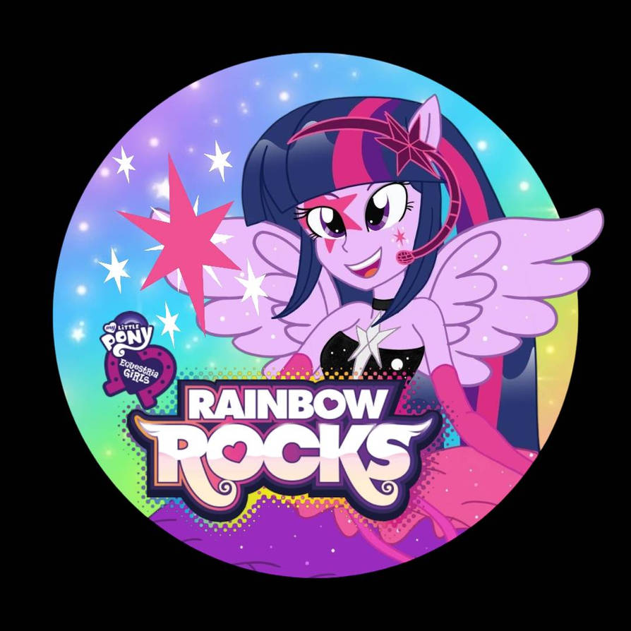 Rock Princess Twilight Sparkle: Rainbow rocks by Jenna56 on DeviantArt