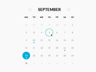 Round Calendar (.psd)