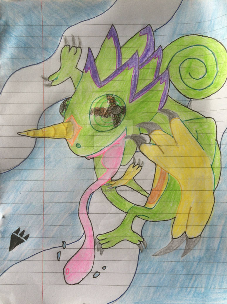Crazy Chameleon Colour Practice By Gingernorton On DeviantArt