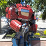 Optimus Prime cosplay from 'War for Cybertron'