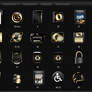 Black e Gold Icon Pack Installer 7601 SP1 X86