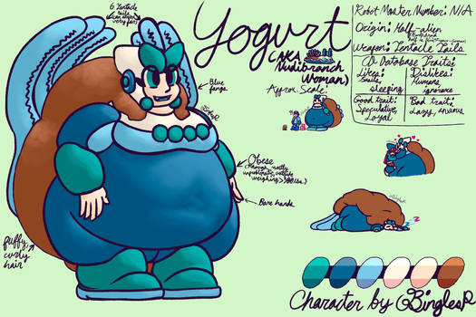(ART DUMP 16/6/22) Mega Man Classic OC: Yogurt