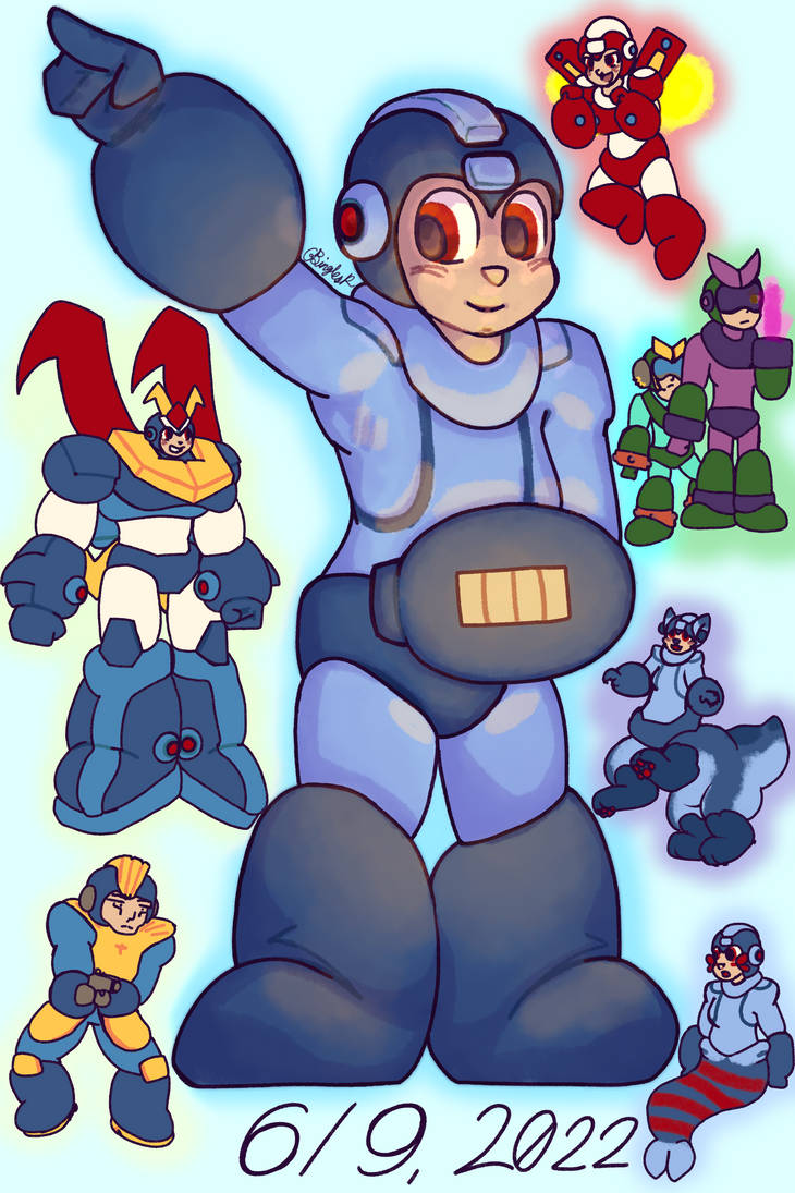 Mega Man Razor Form (ART DUMP 16/6/22) Mega Man's Forms by BinglesP on DeviantArt