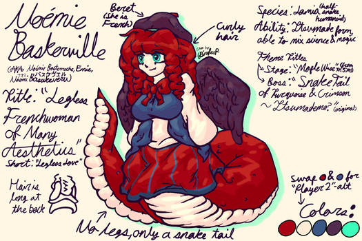 OC Reference: NoEmie Baskerville