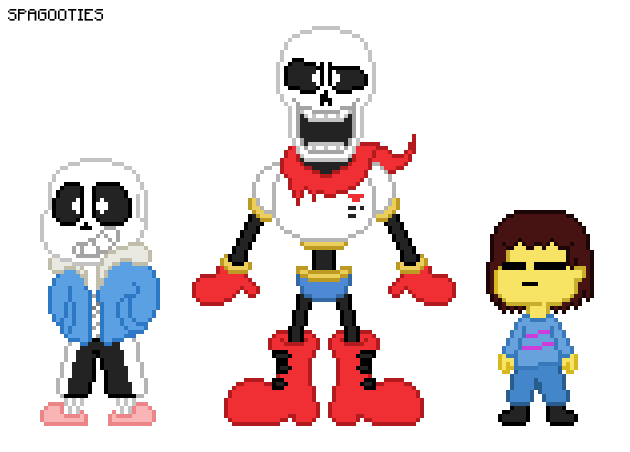 Undertale Rusted Undertale Pixel Art by Spagooties on DeviantArt