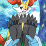 A Braixen Followed Me Here