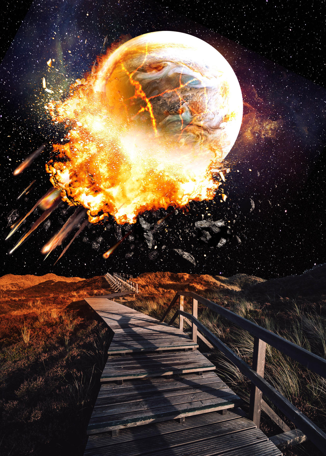 Exploding Planet by Shaheen05 on DeviantArt