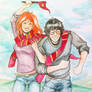 Harry and Ginny Quidditch